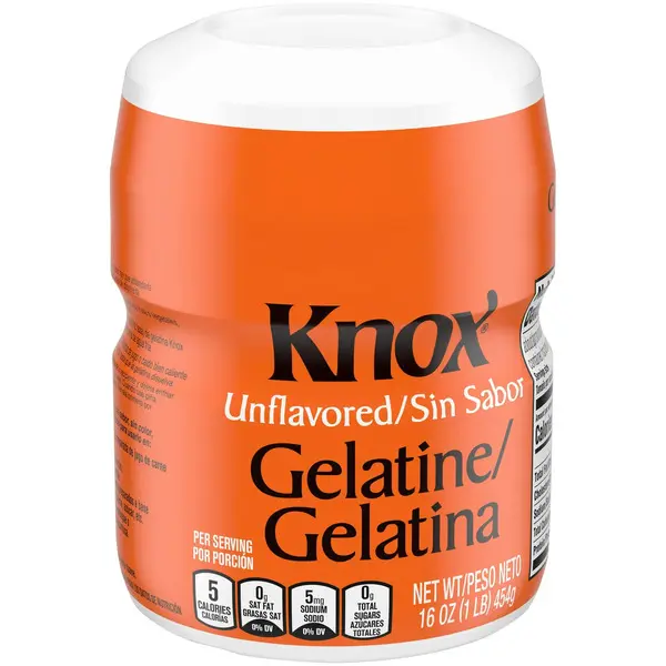 Unflavored Powdered Gelatin - 1 lb Bag, 12 Month Shelf Life, No Artificial Flavor, Ideal for Baking, Desserts (Suitable for All Ages)
