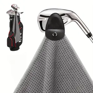 Premium Magnetic Waffle Golf Towel Microfiber Cleaning for Golf Balls and Clubs, High-Quality Golf Accessory, Perfect for Golfers
