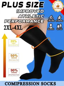 Compression Socks Set for Men & Women, 20-30mmhg Graduated Compression Stockings, Sporty Design, Moderate Fabric, All Season Use, Athletic Socks, Performance Socks, Sports Socks