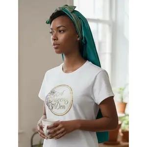 Long Adult Double Layer Satin Hair Bonnet with Adjustable Ties_Large Night Cap with Ties_Silky Satin Hair Bonnet for Women