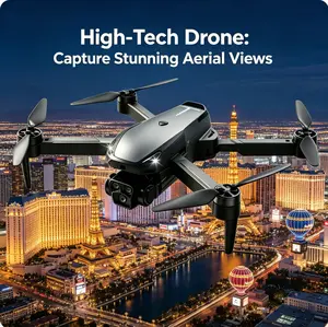 2026 M8 Pro Drone – 4K EIS Camera, GPS & 5G WiFi FPV, Brushless Motor, Optical Flow Hover, Smart Obstacle Avoidance, Auto Return, 360° Stunt Roll, Dual Batteries Included