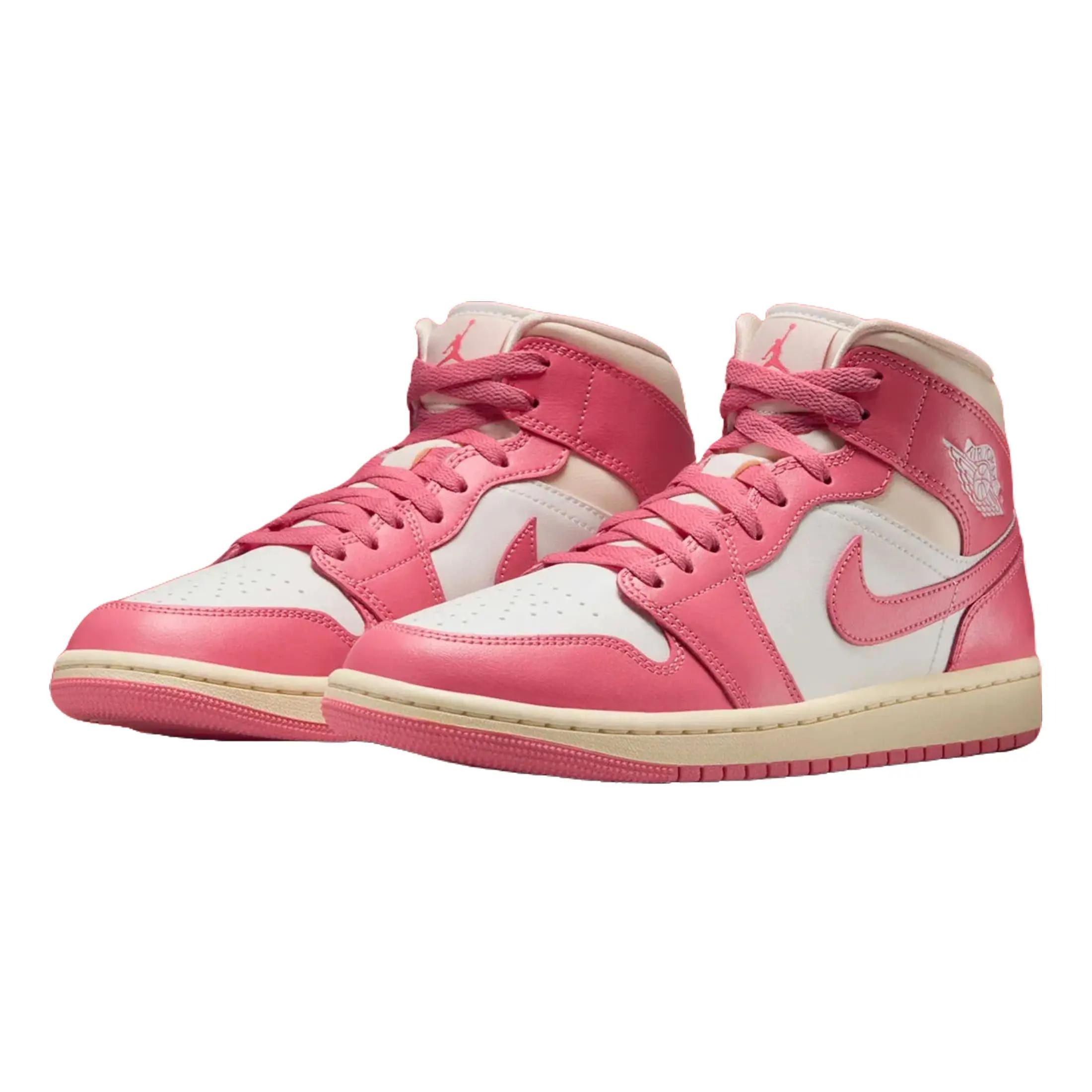 Nike Air Jordan 1 Mid Guava Ice BQ6472-109 Women's Fashion Shoes New