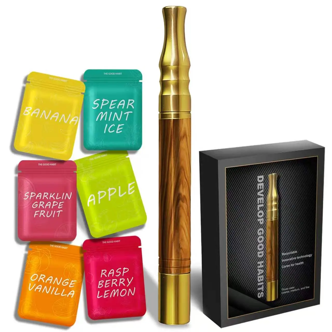 Flavored Air Inhaler - Sugar-free Aromatherapy, Six Flavor Options