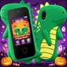 Gofunly Halloween Gifts Kids Smart Phone Toy for Toddlers Ages 3-8, Portable Touchscreen Educational Kids Toy with Games, Stories, Alarm Clock, Calendar, Rechargeable Battery, Cool Toddler Stuff for Birthdays