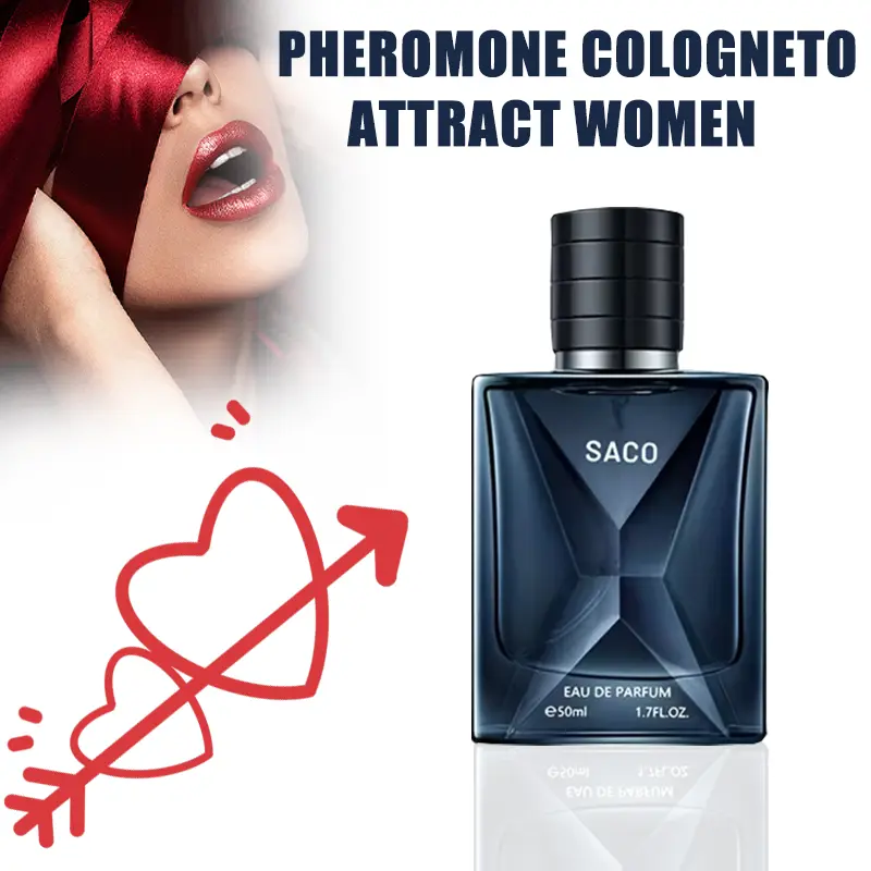 Men's Bottled Woody Cedarwood Pheromone-Inspired Fragrance - 50 mL/1.7 fl. oz. Non-Toxic, Jasmine-Infused, Fragrant, Packaged, Bottle-Shaped Daily Wear Men's Perfume, Pheromone-Inspired Men's Fragrance, Fragrant Men's Fragrance