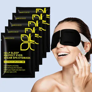 Lutein Steam Heat Eye Mask 5-Pack Lavender Scented for Eye Fatigue Relief & Relaxation Continuous 30min Heating