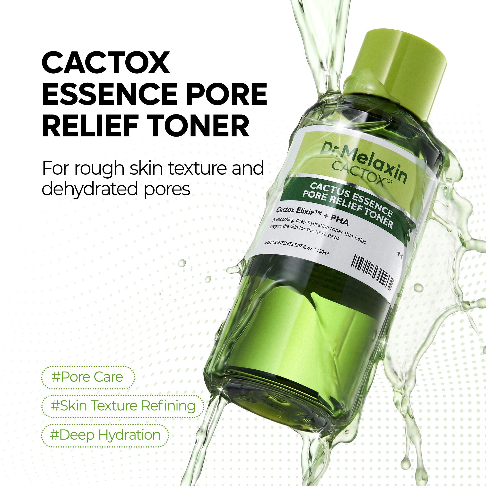 [Dr.Melaxin Live Exclusive Bundle] CACTOX Total Reset: Pore Detox & Firming Bundle CACTOX LINEUP+CEMENRETE LINEUP BUNDLE