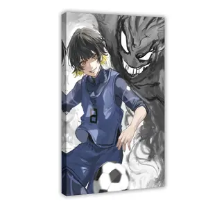 Anime Blue Lock Bachira IV Canvas Poster Wall Art for Home Bedroom Office Dorm Room Decor