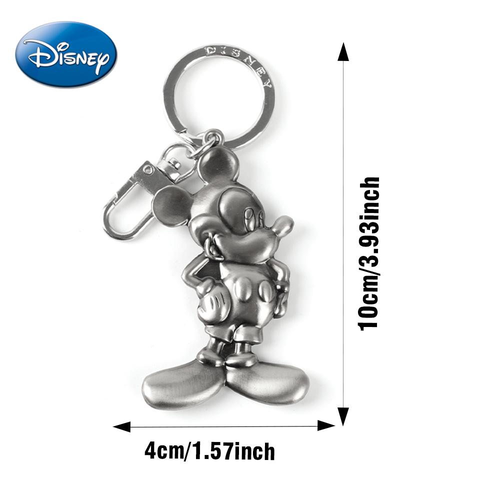 1PC Disney Keychain Officially Licensed Collectible Cute Animal Anime Mickey Daisy Duck Donald Duck Goofy Minnie Keyring Backpack Decoration Car key Pendant Desk Ornament Anti-Rust Exquisite Alloy Enamel Gift