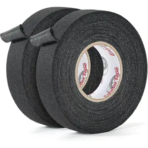 2 Rolls Wire Harness  3/4 Inch x 56 FT, High Temp Wiring Loom Harness Electrical , Self-Adhesive Felt Cloth Wrap for Automotive Engines,  Protection and Noise Dampening