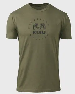 Kuiu Ultralight Hunting Circle T-Shirt, Premium Hunting Apparel, Lightweight Breathable Fabric, Comfortable Outdoor Clothing, Durable Graphic Tee For Men 4PMXS