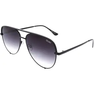 Quay Australia Unisex High Key Wire Frame Aviator Sunglasses
