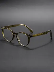 New TR90 Core Insert Plain Myopia Glasses Frame Retro Thick Frame Plain Optical Frame Unisex Versatile Elegant Design For Travel Street Photography Music Festival Gathering Casual Daily Wear