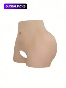 European And American Style Silicone Padded Butt Lift Shorts, Highwaist Girdle Fit, Thickened Waist And Hip Shaping Pants For Ideal Buttocks, Compression Shapewear Shorts, Shapewear Women, High Waisted Shapers