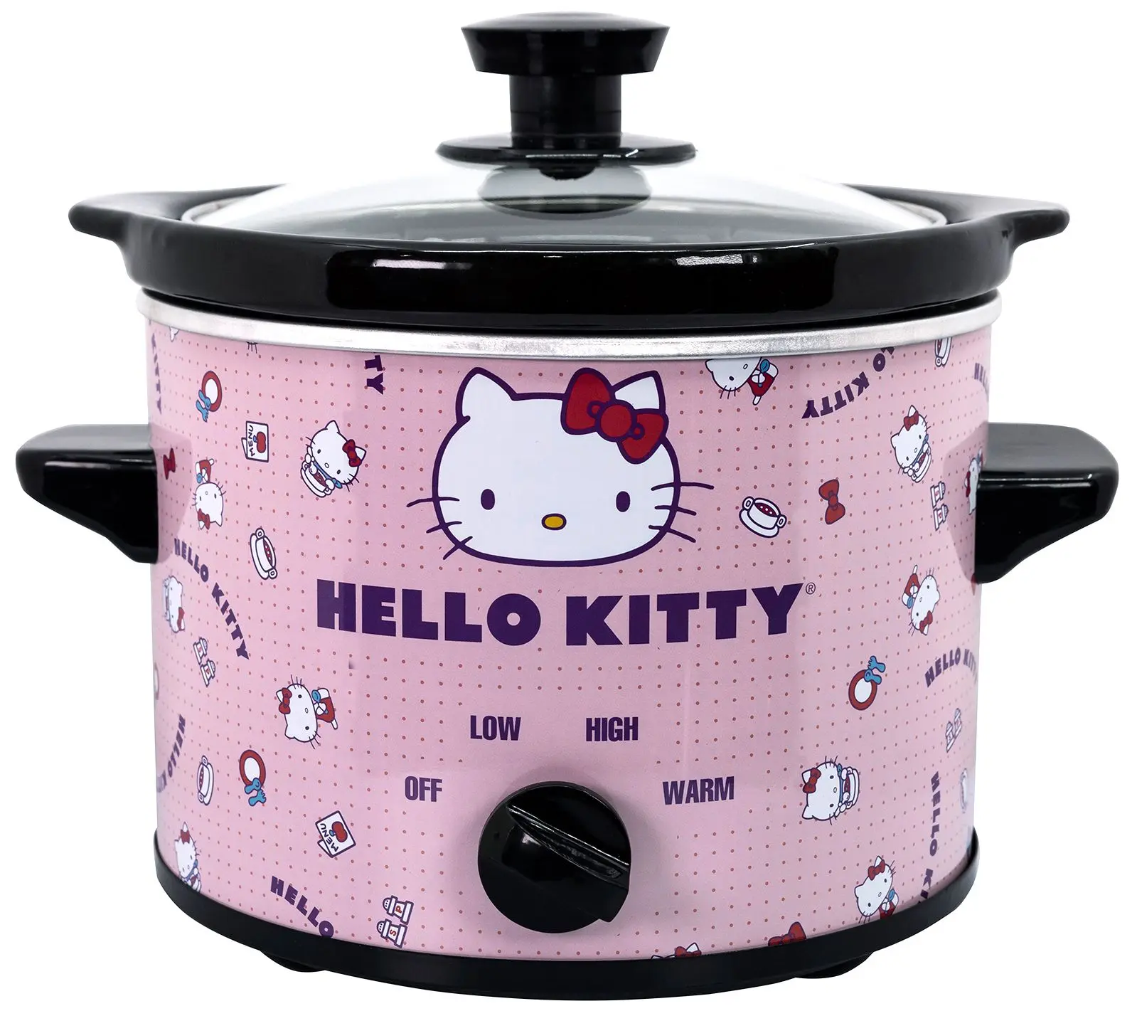 Uncanny Brands Hello Kitty 2 Quart Slow Cooker Uncanny Brands Hello Kitty 2 Quart Slow Cooker