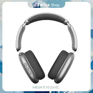 WENTRONIC Y02 Over-Ear Hybrid Active Noise Cancelling Bluetooth Wireless Headphones - 60H Playtime, Hi-Res Audio, Foldable, Soft Earpads, Built-in Mic, for Phone Calls, Compatible with iOS/Android/PC