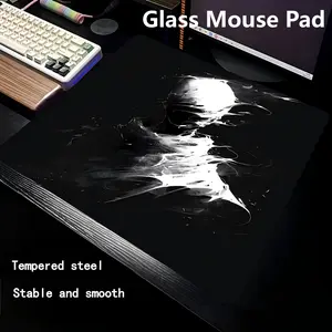 Control Type Glass Mouse Pad Professional Fps Gaming Smooth Feel, Stable and Smooth, High-Quality Precision Control Surface, Ideal for Gamers & PC Users