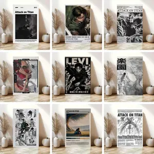 Attack on Titan Canvas Poster, Anime Art Print, Manga Wall Art Print, Fan Gift, Poster, Room Home Decor