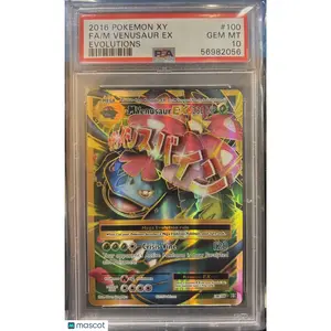 M Venusaur EX 2016 Pokemon Xy Evolutions #100 PSA 10