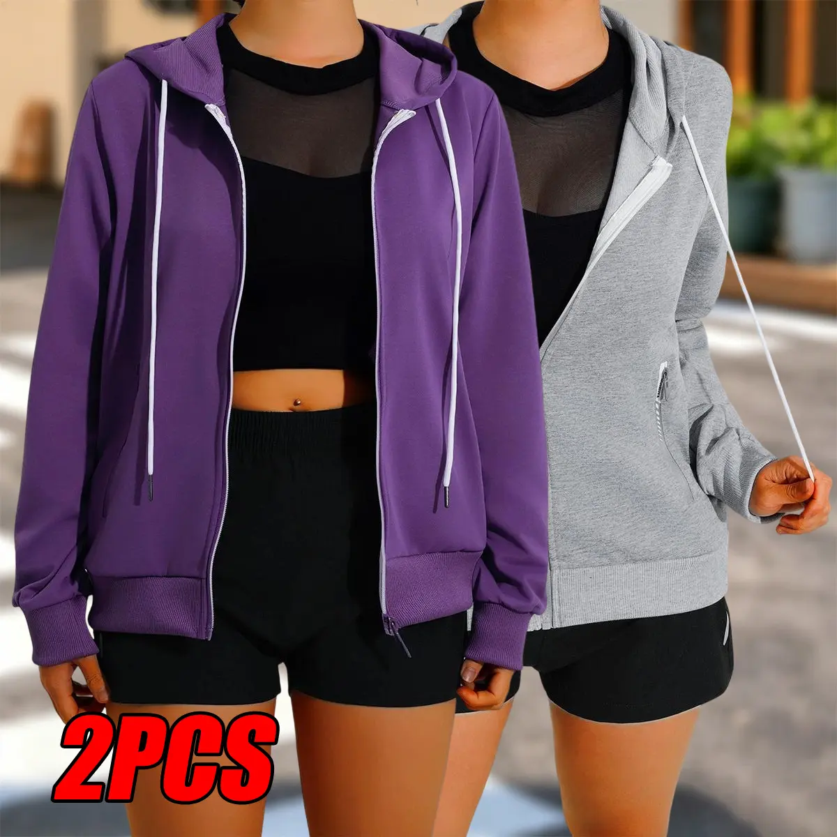 Purple + Gray