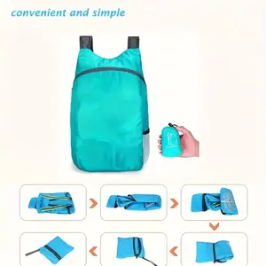 Ultralight and Foldable Backpack, Perfect for Outdoor Travel and Hiking, Waterproof and Durable, with A Laptop Compartment and Multiple Pockets. Suitable for Christmas Gifts, Unisex.