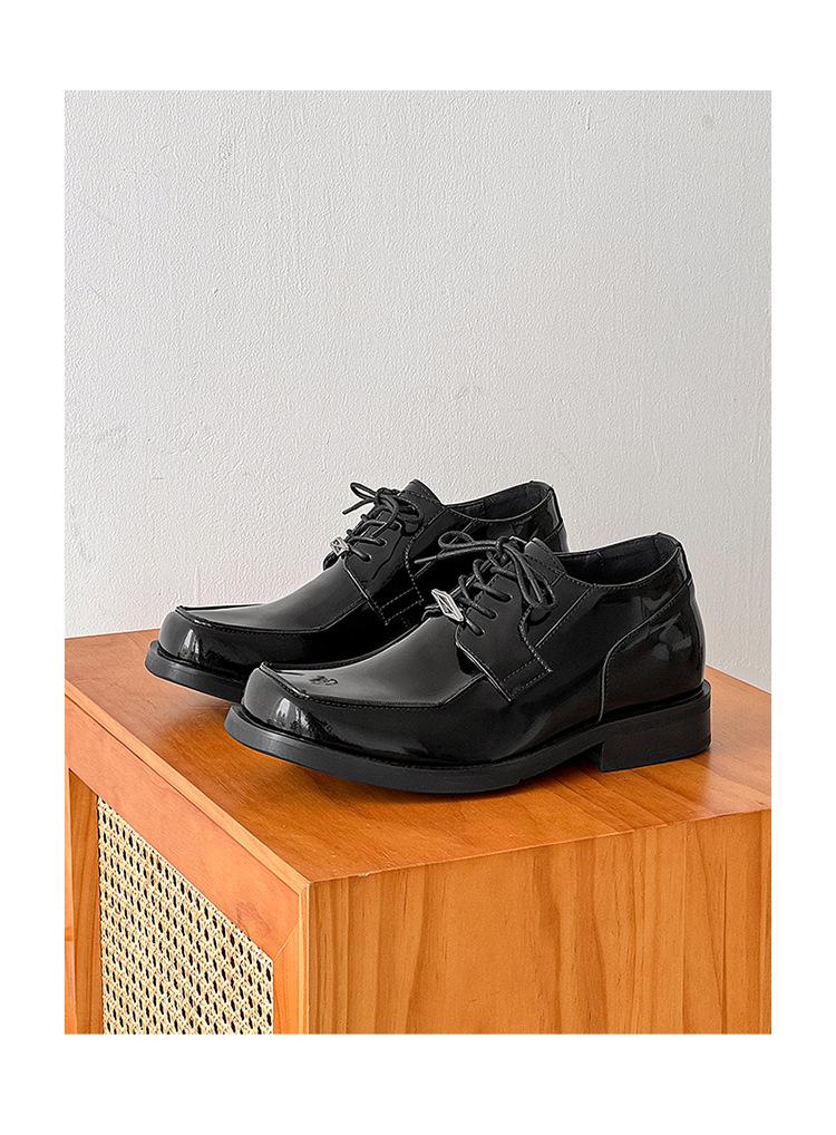 2026 Men's Square Toe Derby Shoes, Niche Trendy Casual Business Formal Shoes, Versatile Dress Shoes for Office & Daily Wear