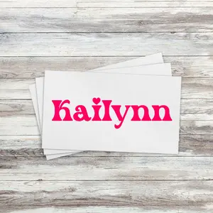 Custom Permanent Vinyl Decal Sticker