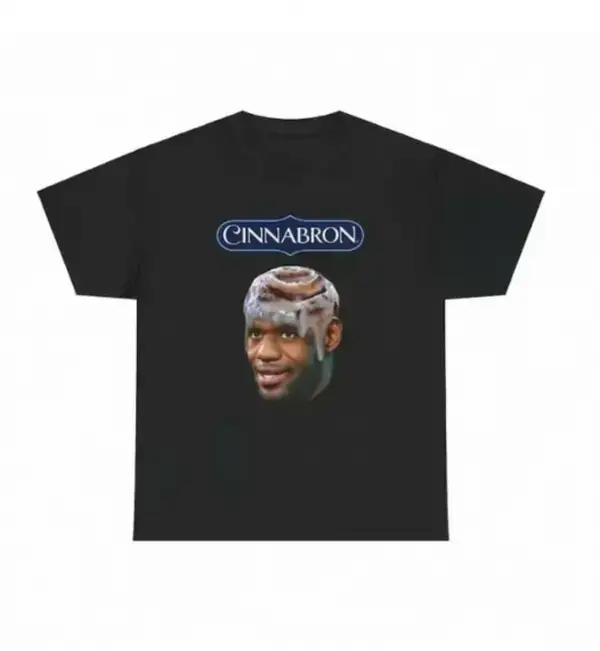 Youth & Adult Cinnabron LeBron James Meme T-Shirt, Funny t-shirt, Unisex T-shirt, Casual Everyday Apparel, Gift for Him or Her