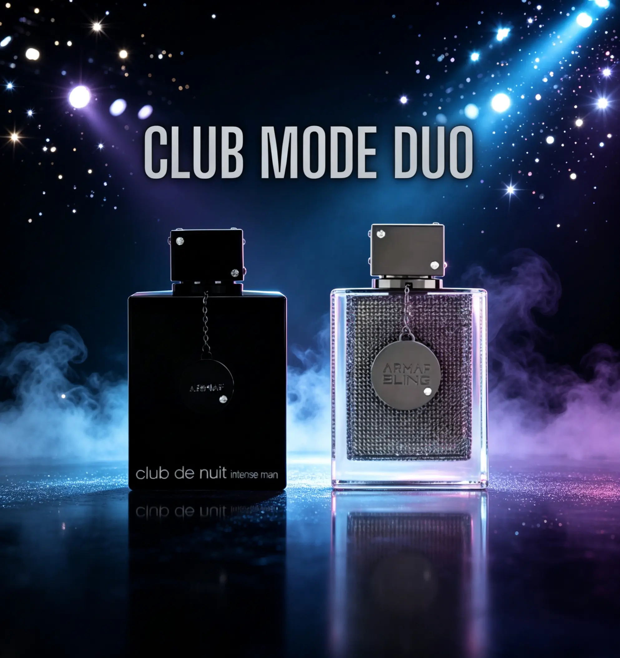 Club Mode Duo -- ARMAF Club de Nuit Bling Eau de Parfume 2.5 oz & Club de Nuit Intense Eau de Toilette 3.6 oz Men