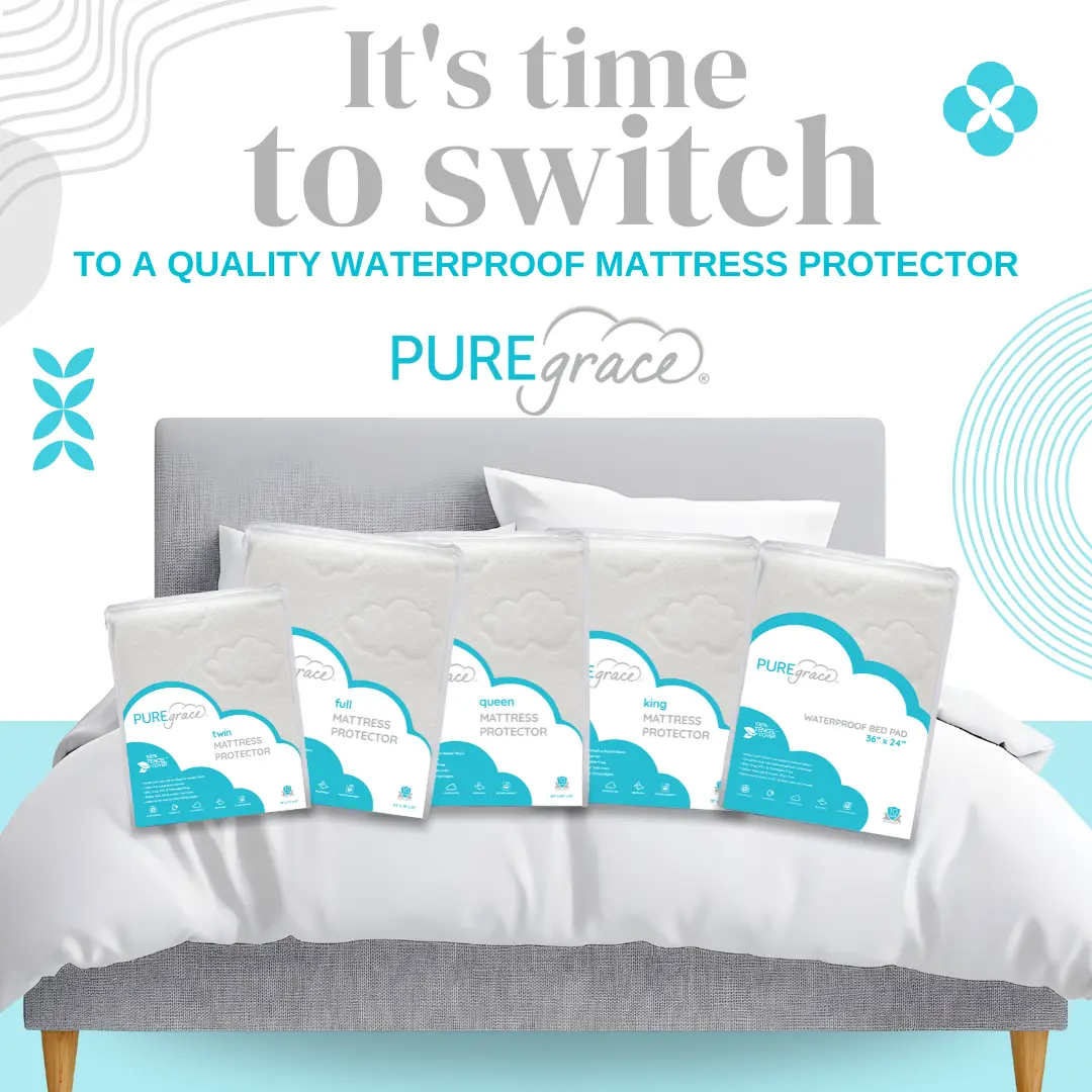PUREgrace Waterproof TENCEL Mattress Protector