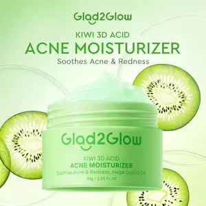 [New Launch] Glad2Glow KIWI 3D ACID ACNE MOISTURIZER | Lightweight Cooling Gel for Oil Control & Hydration | Calming Skincare, Non-Sticky Face Cream