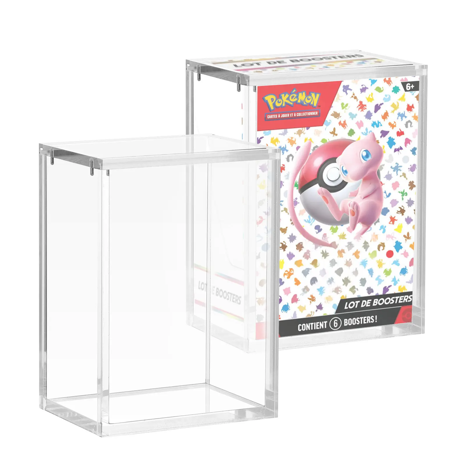 PKMN TCG Trading Graded Game Cards 5mm Acrylic Booster Bundle 151 Stackable Display  Case Storage Organizer Case Protector, Clear Magnetic Lid PKMN Anime Cards  Box Holder - TikTok Shop