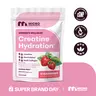 Micro Ingredients Creatine Hydration for Women (Strawberry Flavor) - 5g Creatine + 5g Electrolytes + 2g Collagen, with Fiber, Probiotics, HA, Vitamin C and Biotin - No Gluten, No GMO | 30 Servings