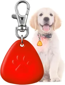 LED Dog Collar Light, Clip-On Dog Safety Light for Night Walking