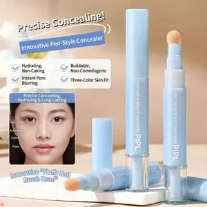 Dual-effect Concealer & Foundation Eye Concealer - 24-hour long-lasting, high-coverage matte finish.Korean pressed powder foundation for a flawless complexion.Covers acne marks, sculpts the nose, and nourishes the skin. summervibes