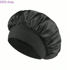 2-pack Silk Sleep Cap, Satin Hair Cap, Women Wide Brim High Elasticity Cap, Charmeuse Sleep Cap, High-End Satin Hair Care Cap, Curly Hair Silk Headband,summervibes