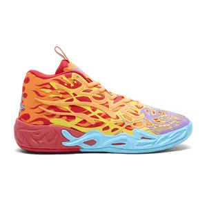 PUMA Mens X Lamelo Ball Mb.04 Phoenix Basketball Sneakers Shoes - Red