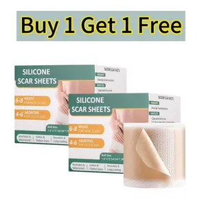 [Buy 1 Get 1 Free] Silicone Scar Sheets - Silicone Scar Tape for Scar Removal Treatment, Reusable Silicone Scar Strips for C-Section,  Burn, Acne, Surgical Scars