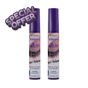 2 PACK - Prosa Mascara MAXI-VOLUME 11G - Long Lasting Makeup Cosmetic for Versatile Application Flawless