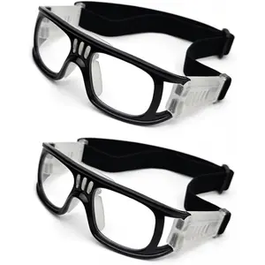 2pc Sports Protection Goggles Glasses Unisex Anti-Fog Lenses Safety Glasses for Basketball Racquetball Pickleball and All Outdoor Sports
