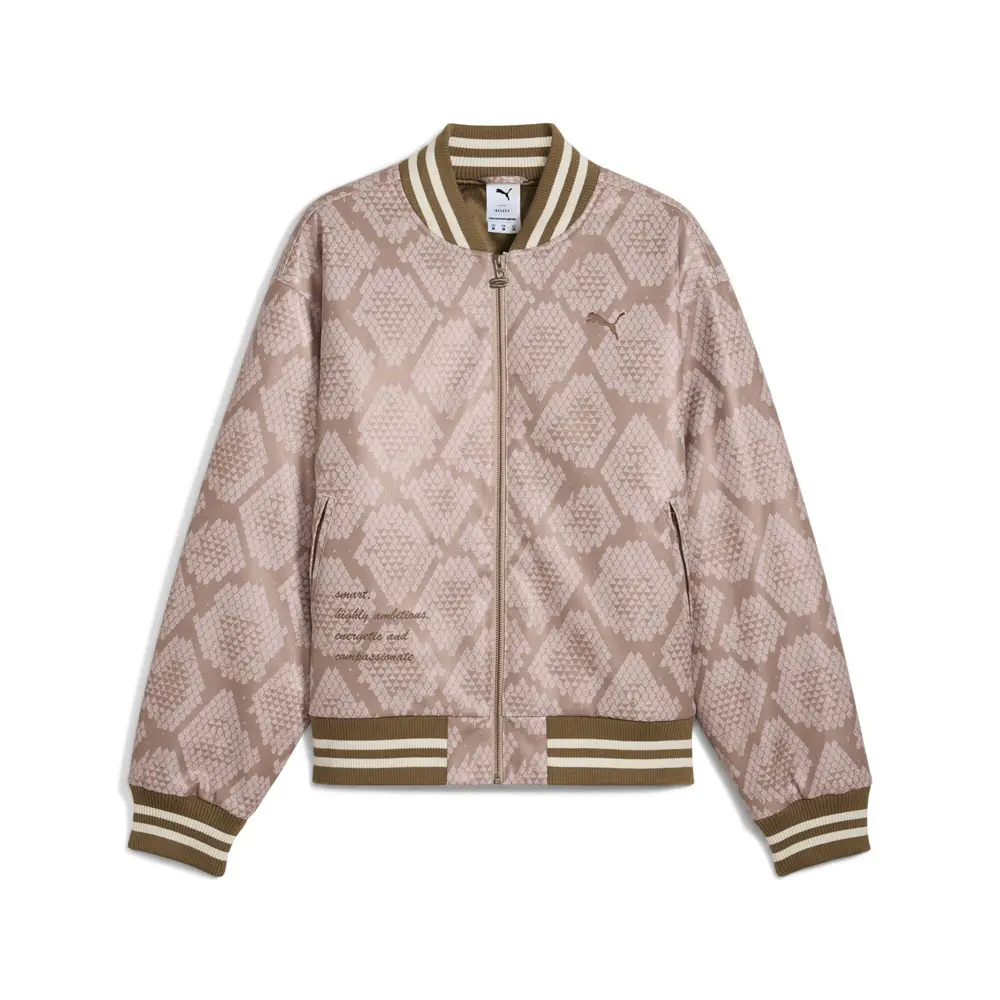 PUMA Mens Special Items Year Of The College Jacket Athletic Outerwear Casual - Beige