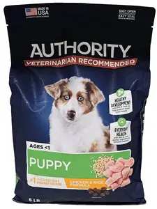 Authority Puppy Chicken and Rice Dry Dog Food, 6 Pounds