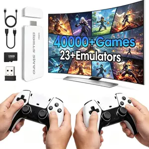 2026 New Upgrade 2.0 Retro Game Console with many Built-in Games  Emulators 2 Wireless Controllers Output SD Card Great for Kids & Adults - Portable Gaming System Holiday Gift