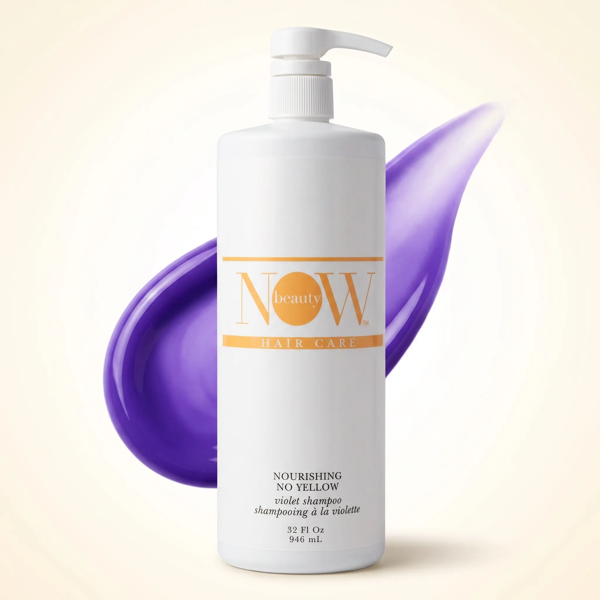 Nourishing No Yellow Shampoo by NOW Beauty for Unisex - 32 oz Shampoo