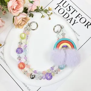 Star Sun Rainbow Style Bag Charm,Delicate Handbag Pendant Accessory for Women, Detachable,Pretty Mother's Day Gift,Ideal Birthday Gift for Girls & Women,Summervibes