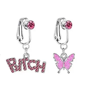Y2K clip on belly rings (2) Y2K clip on belly rings (2)