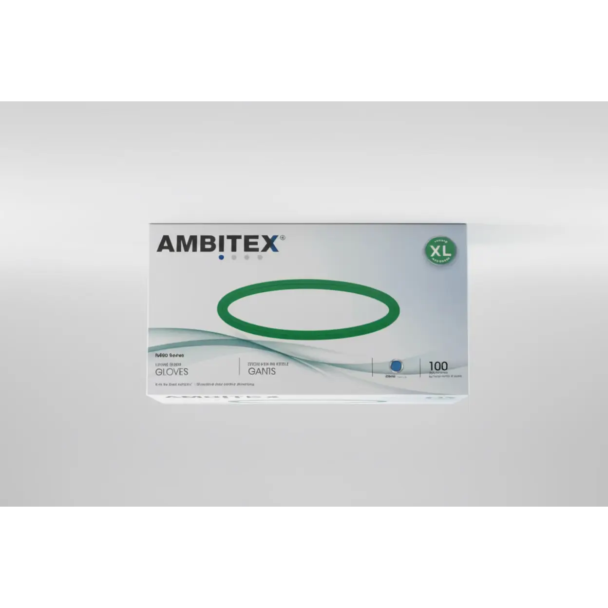 AMBITEX N400 Nitrile Exam Gloves XL Blue – Powder-Free, 100ct