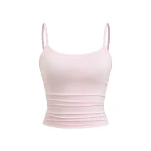 Women's Comfort Basic Sleeveless Layering Rop Top - Minimalist Design for Womenswear