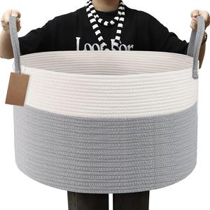 large capacity clothes basket with handle, summer foldable laundry basket, bathroom accessories, storage basket for home laundry room, bedroom, living room