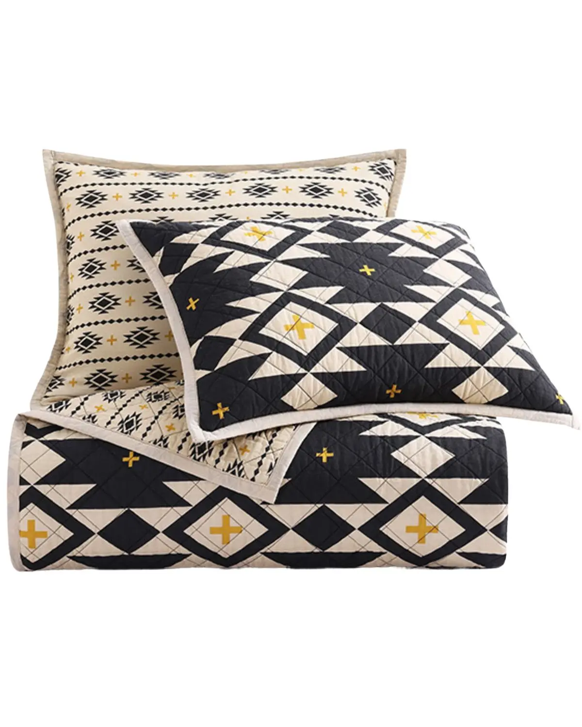 Hiend Accents Unisex High Desert Reversible 2 Piece Quilt Set Twin Size - Qw2403-Tw-Bk